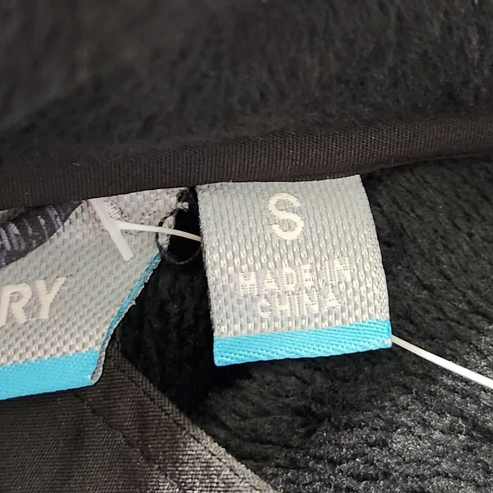 Free Country Jacket Small Heather Color Black Soft shell Lined thumbholes.  New - Picture 10 of 13
